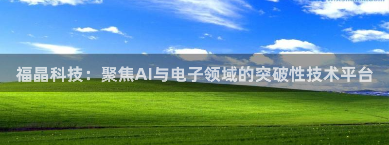 福晶科技：聚焦AI与电子领域的突破性技术平台