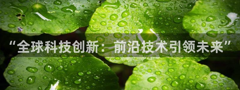 “全球科技创新：前沿技术引领未来”