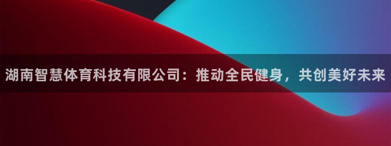 湖南智慧体育科技有限公司：推动全民健身，共创美好未来